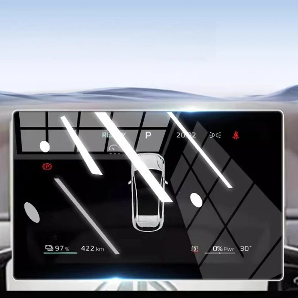 Auto-Schutzfolie aus gehärtetem Glas für das Modell 2026 MG4 Auto GPS-Navigationsbildschirm Displayschutzfolie Innenraumzubehör. – Detail 4