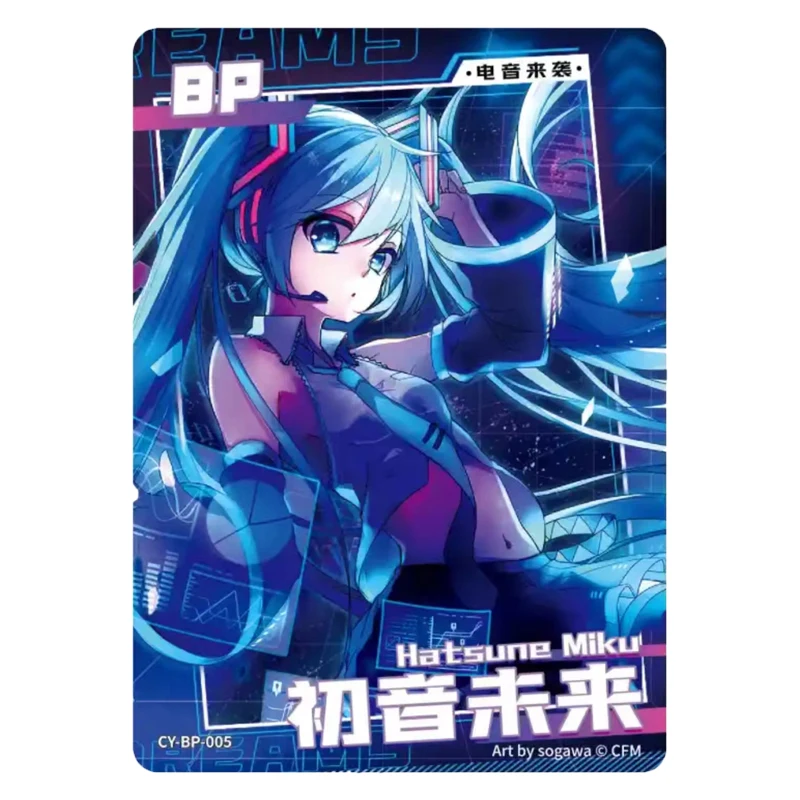 KAYOU Hatsune Miku Kagamine Card BP-10PCS Boys Anime Collection Card Symphony of Youth Christmas Birthday Present