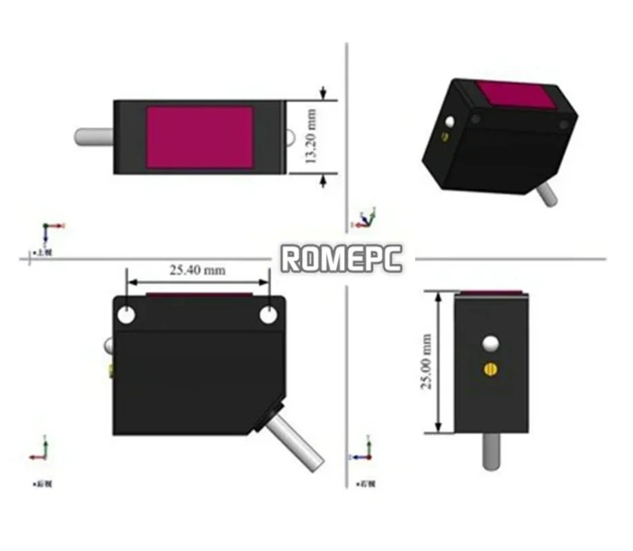 FS50NK FS80NK Infrared diffuse reflection sensor NPN photoelectric sensor DC5 10 30 50 80cm adjustable detection range