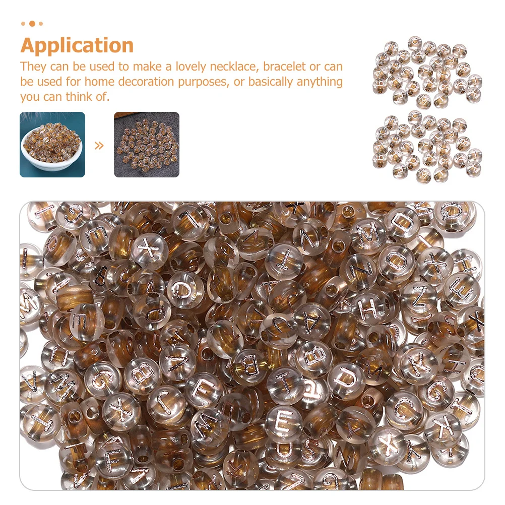 4 pçs 4 sacos diy acrílico espaçador contas para pulseira fazendo artesanato crianças jóias decoração alfabeto carta contas acessórios artesanais