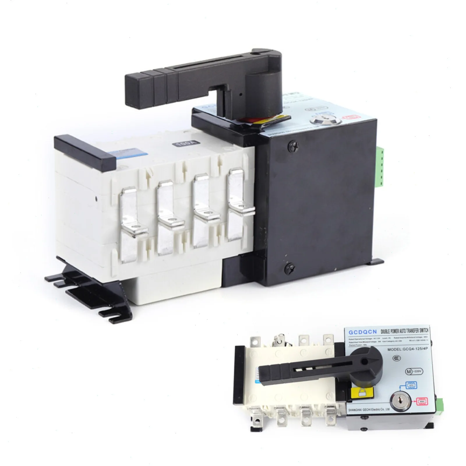 

100AMP Dual Power Automatic Transfer Switch Changeover Isolation Generator USA