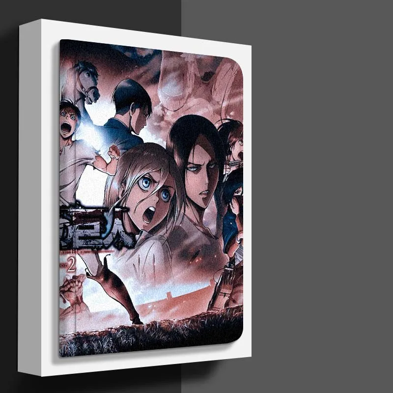 A-Attacks on Titans Pattern Tablet Case For Honor Tab Pad 6 7 8 9 X8 V7 V8 X9 13 X8a X9a Pro 10 Magic GT GT2 10.1 13.3 Inch