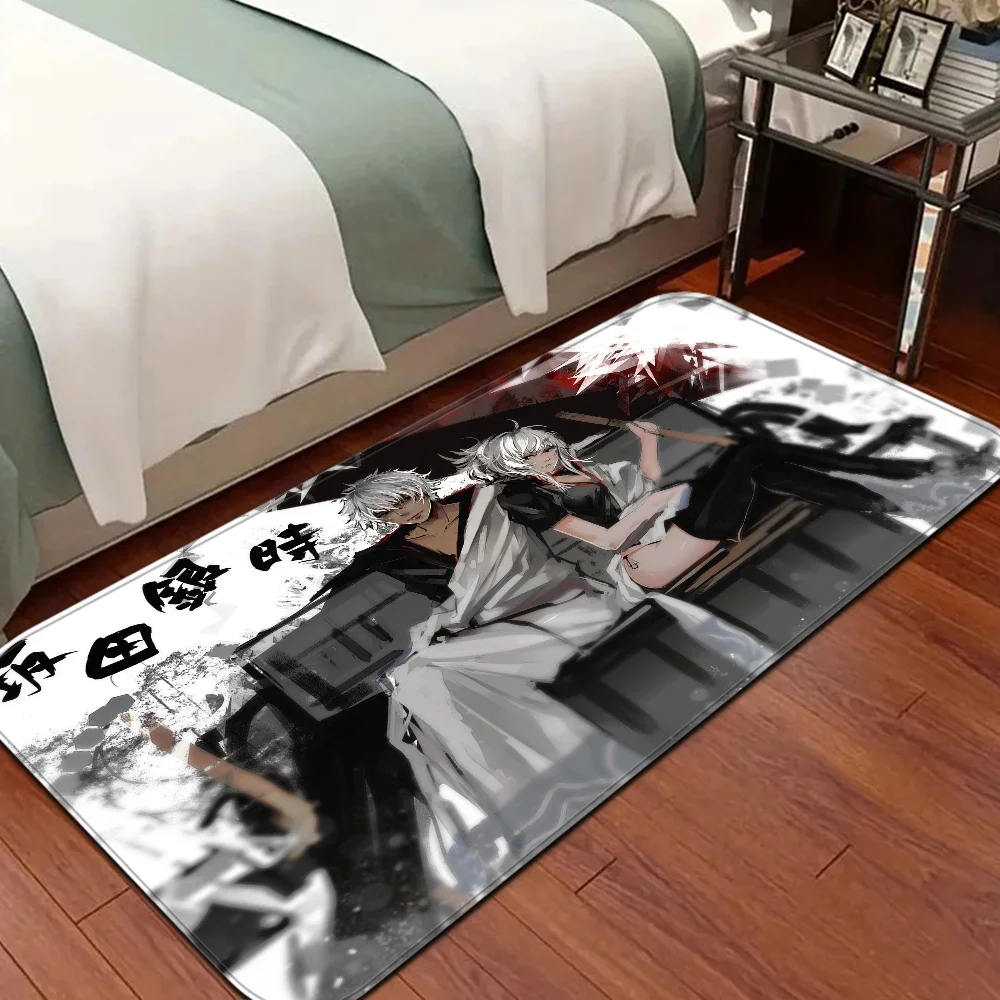 

Anime Gin Tama Floor Mat Cheaper Anti-slip Modern Living Room Balcony Printed Bedside Mats