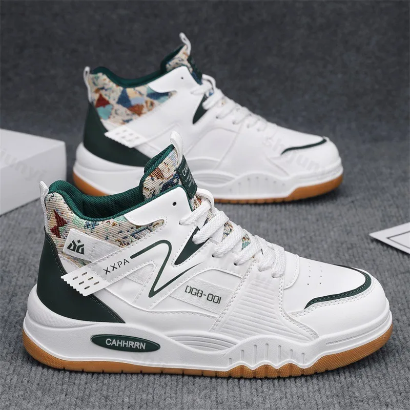 أحذية رجالية مجلس 2025 جديد الخريف الشتاء موضة مريحة عبر تعادل منصة أحذية رياضية في الهواء الطلق عدم الانزلاق خمر حذاء كاجوال #5