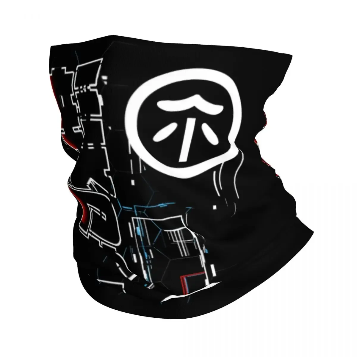 Custom Japanese Tokyo Techwear Winter Headband Neck Warmer Ski Hunting Tube Scarf Future Tech Street Wear Face Bandana Gaiter