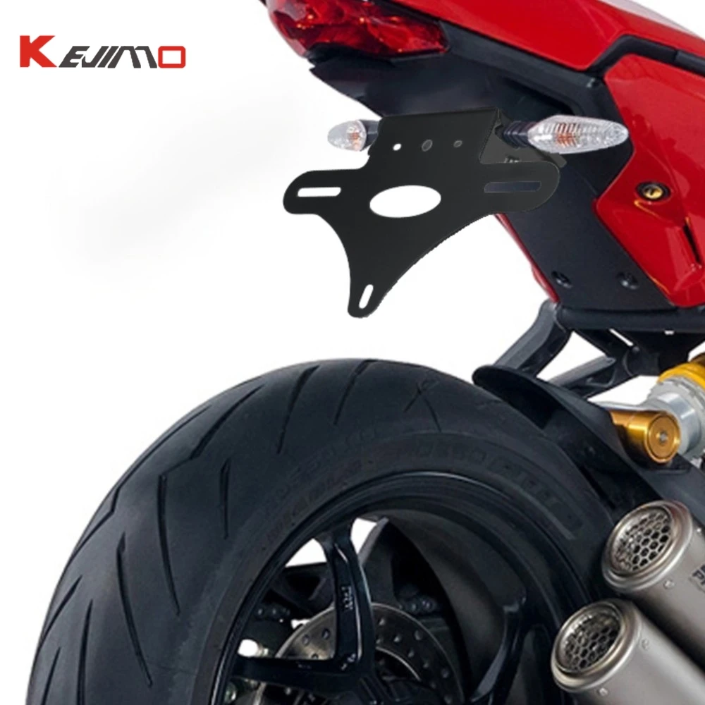 

For DUCATI Monster 659 797 821 1200 2017-2025 License Plate Holder Bracket SuperSport 939 950 Tail Tidy Fender Eliminator Kit