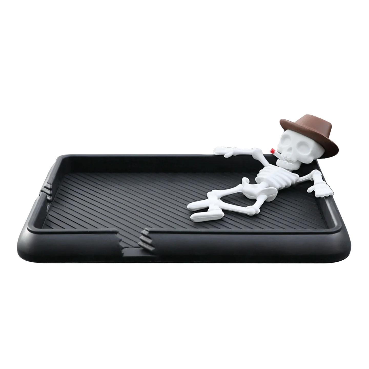 Multifunctional Car Dash Mat Anti Sliding Phone Holder Tray Organizer for Keys Glasses Coins Interior Accessories
