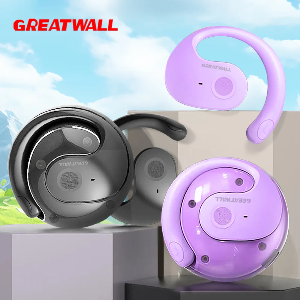 

GREATWALL Беспроводные Bluetooth-наушники HIFI Наушники Стерео Спортивная гарнитура с микрофоном HD Наушники для звонков Сферический чехол для зарядки
