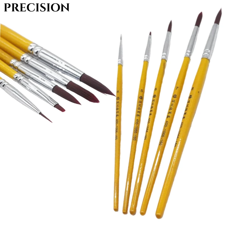 1PCS Dental Supplies Nylon Brush Dental Restoration OP Pen Dental Materials Porcelain Brush Tool Laboratory Accessories