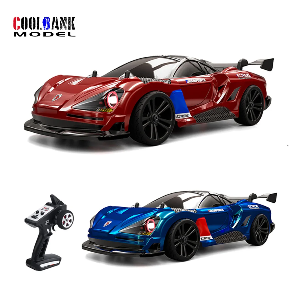 

High-Tech 4WD Supercar RC Car 35KM/H Drift Racing Cars 1/16 Scale Model With LED Lighting 2.4Ghz Remote Control Toys Hobby Gifts