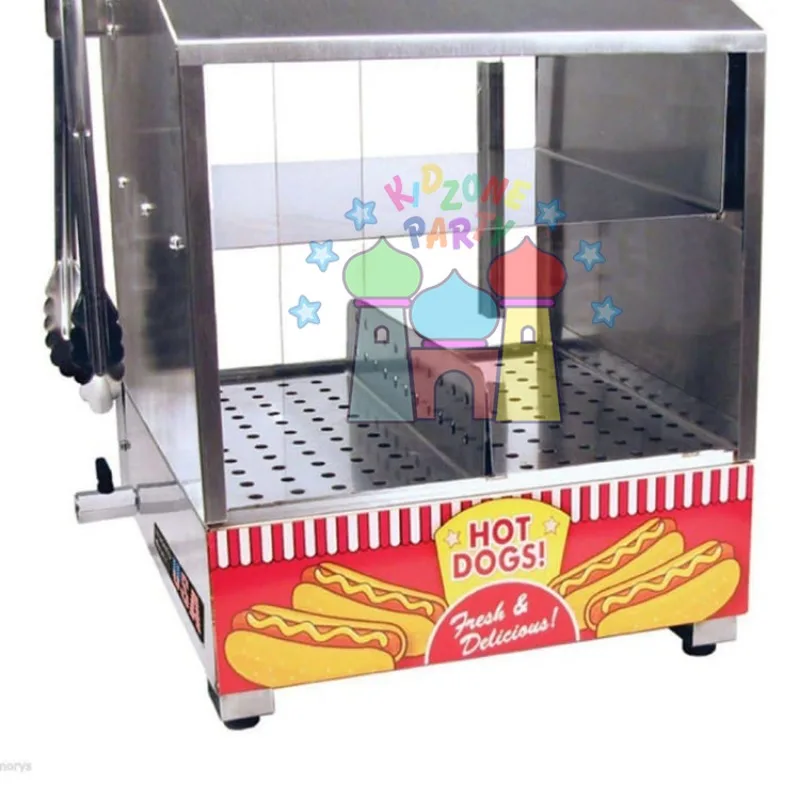 Imagem -04 - Hot Dog Steamer Machine Paragon com Controle de Temperatura Comercial Aço Inoxidável