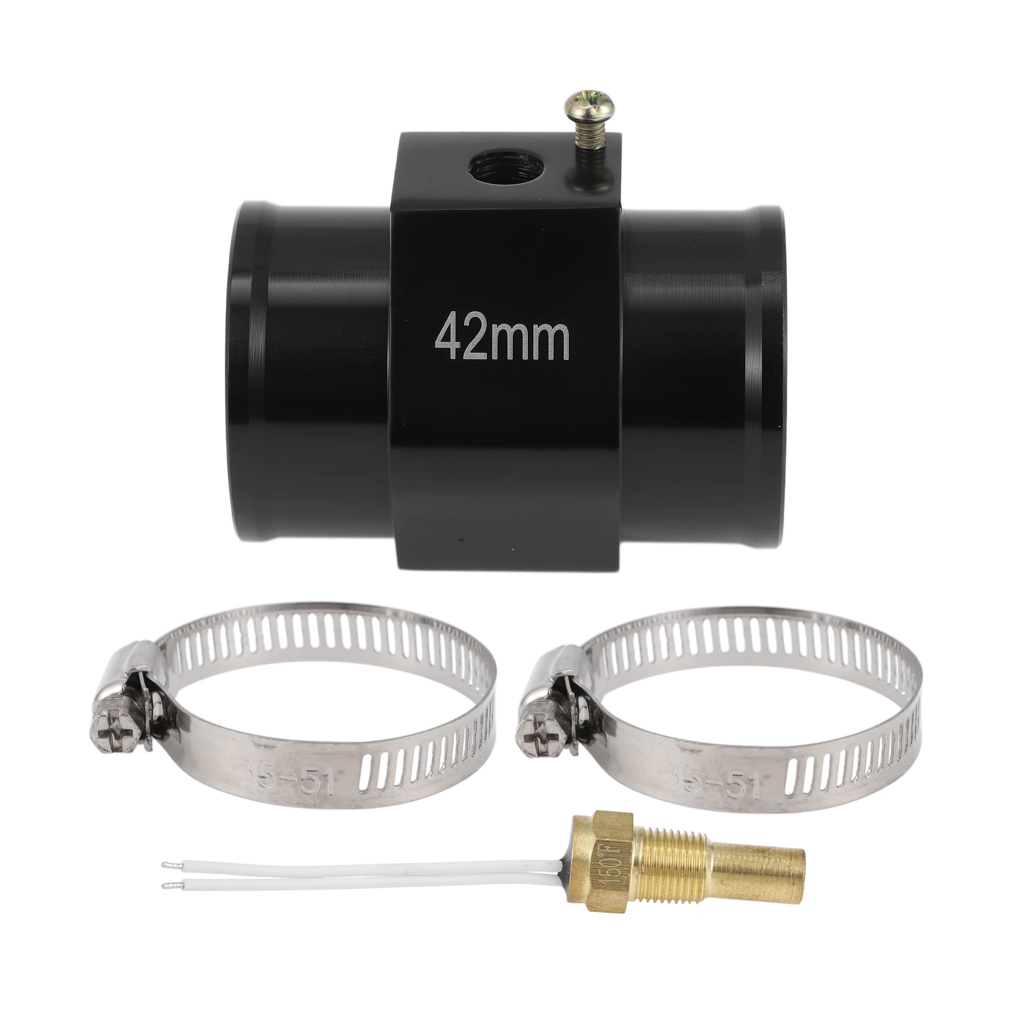 Kit de sensor de temperatura del agua UXCELL 1,65" negro 150'F encendido - 135'F apagado enfriamiento automático del radiador