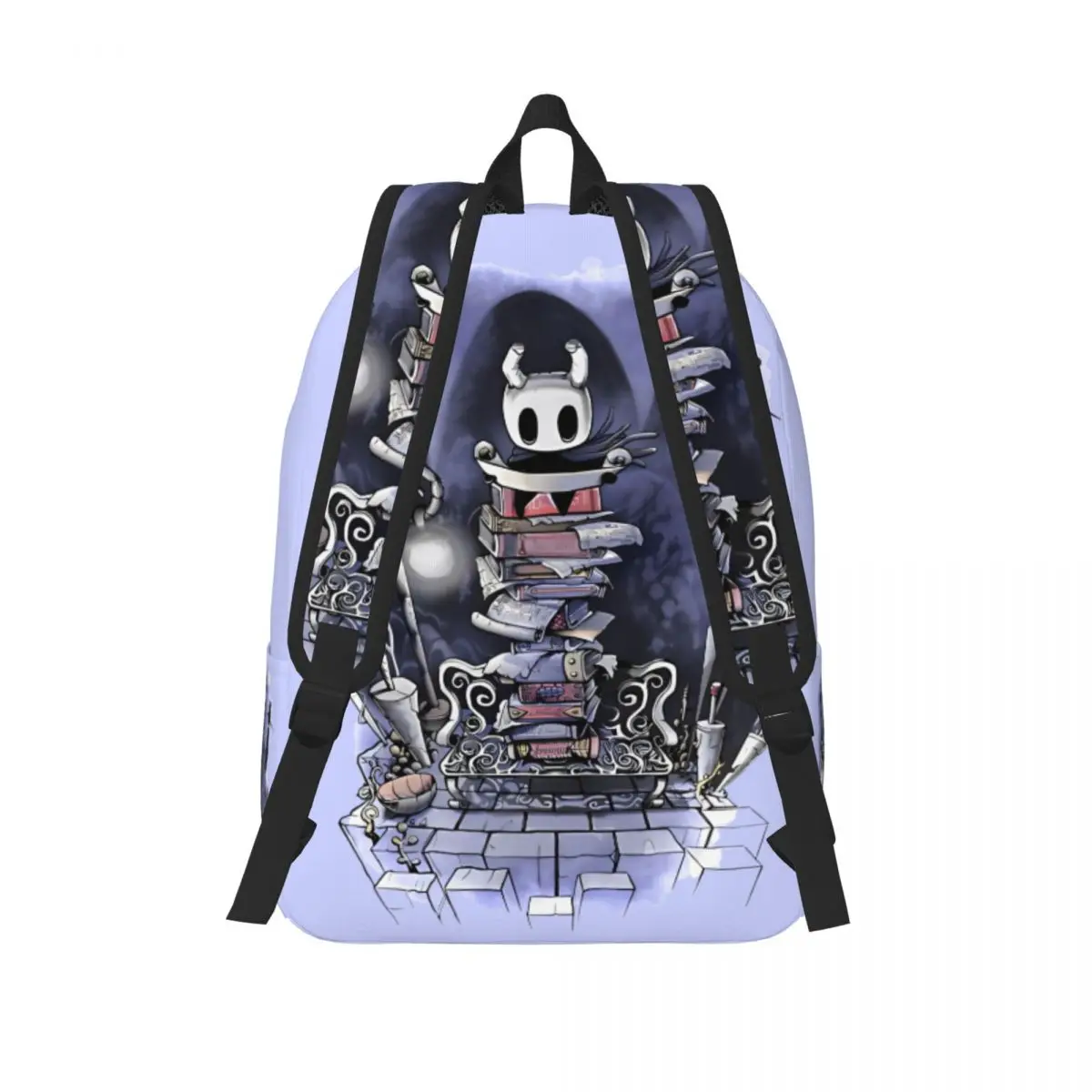 Hollow Knight A Knight sin nombre mochila informal para exteriores, mochila de negocios para computadora portátil, bolsas de lona para hombres