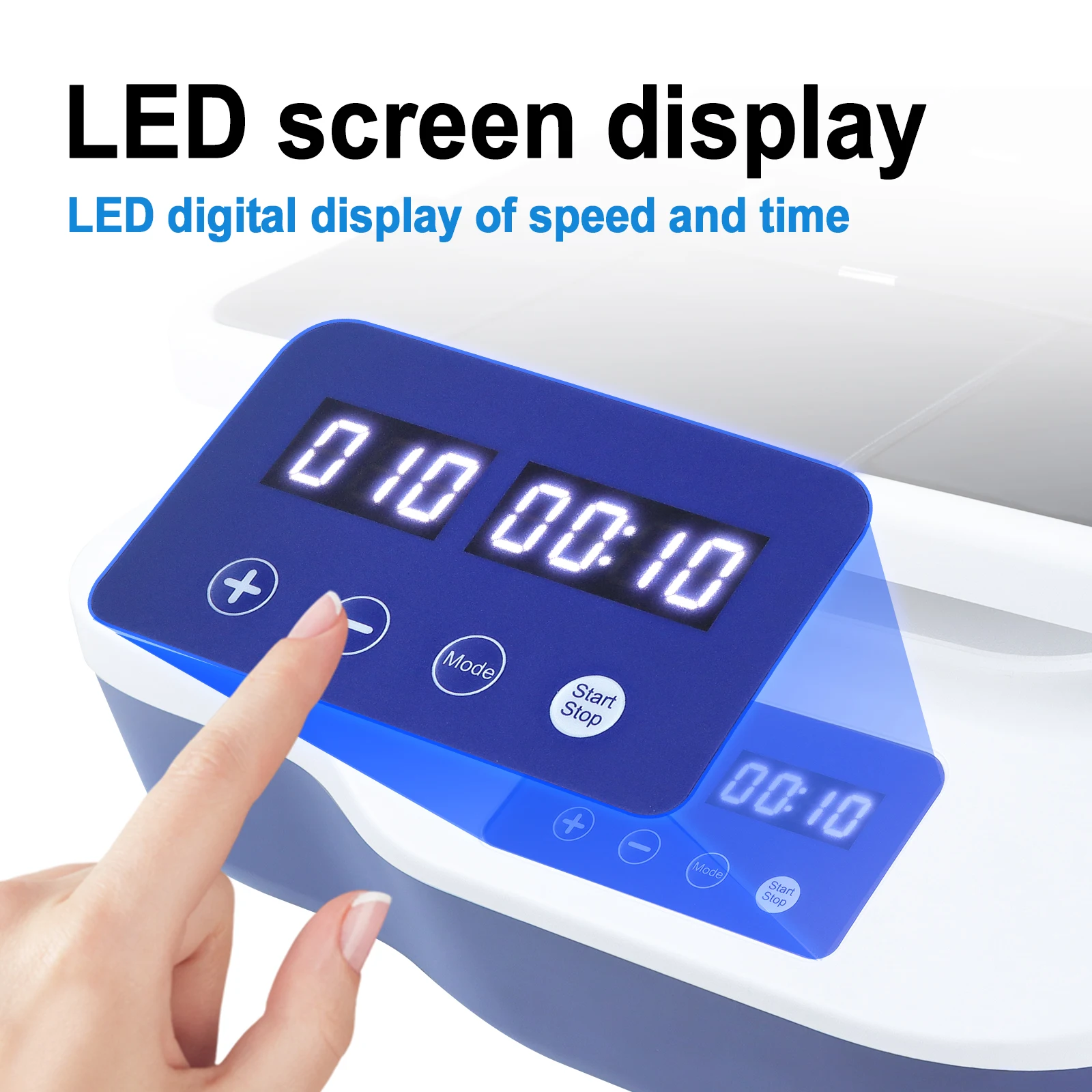 Lab SK-R1807-S LED Digital Rocking Shaker Mixing Oscillator Adjustable Speed 10-80rpm Circular Rocker