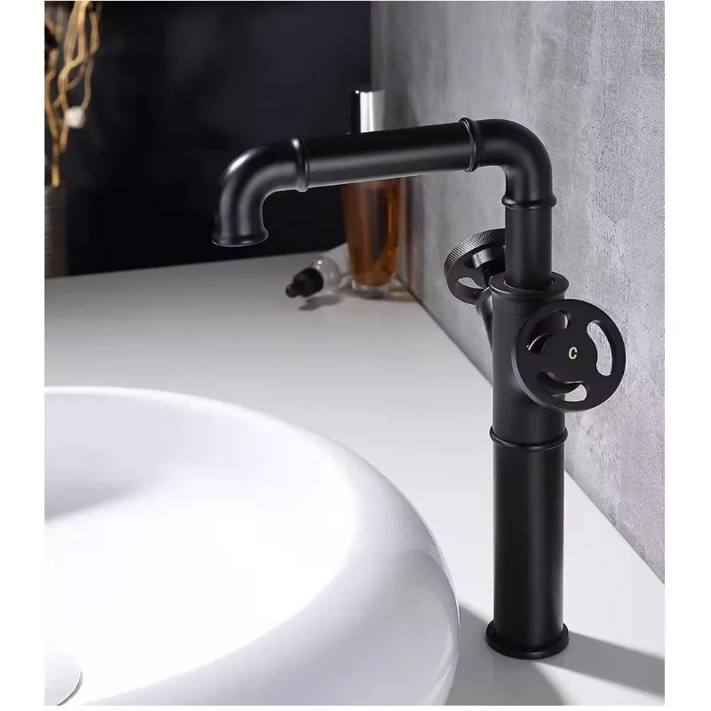 

Modern Dual-Handle Chrome Finish Brass Basin Taps Stylish Durable Bathroom Faucet with Ceramic Valve Core for Hot & Cold Water