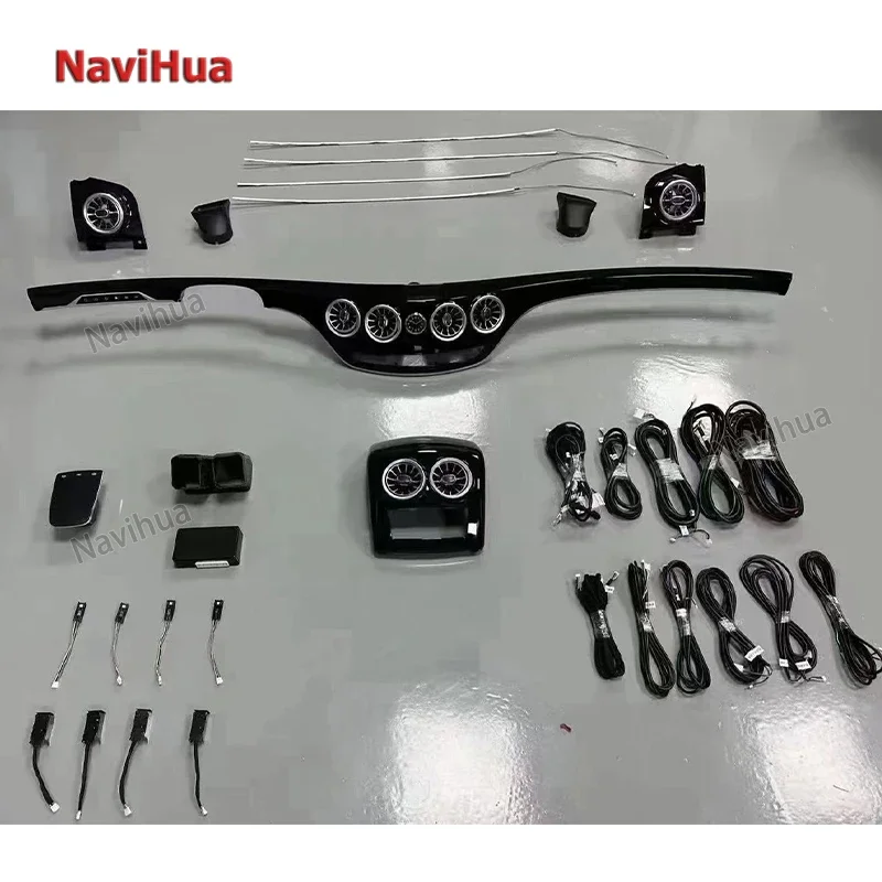 Navihua Car Interior Light AC Air Vent Cover LED Ambient Light for Mercedes Benz S Series W221 Upgraded to W222