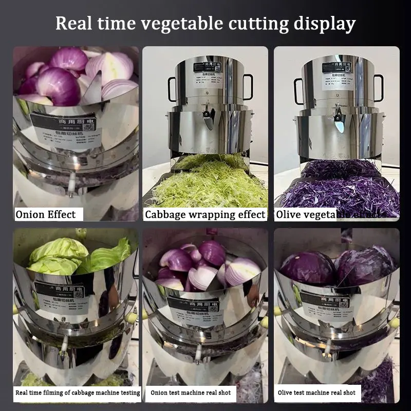 商業大径野菜カッター全自動キャベツシュレッダー厚さ調整可能