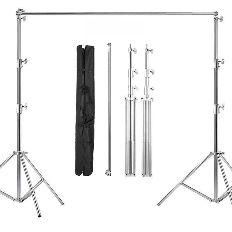 2.8 * 3.3 meters stainless steel background frame light stand photography live photography stand