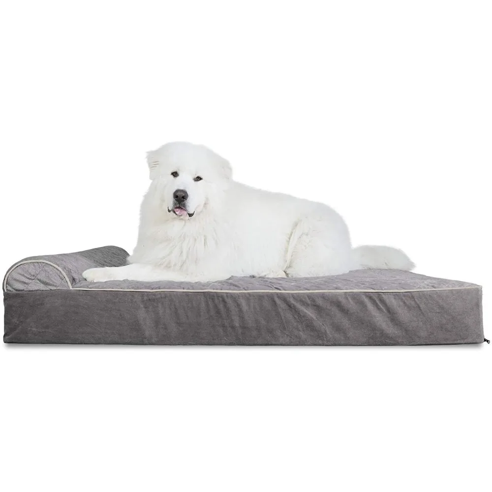 

Orthopedic Dog Bed for Extra Large Dogs w/ Bonus Water-Resistant Liner & Removable Washable Cover