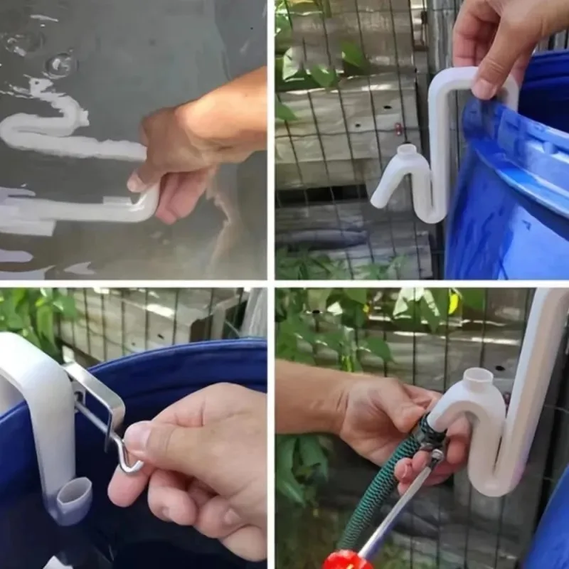 Self Priming Siphon Hose for Auto Drain & Fill Rainwater Transfer No-Drill Overflow Pipe Effortless Solution for Water Managemen image 5