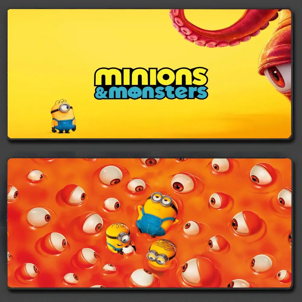 

M-Minions & M-Monsters Mouse Pad Large Anti-Slip Rubber Gaming MousePad Durable Desk Pad Thick Seam Edge Suitable For Office And