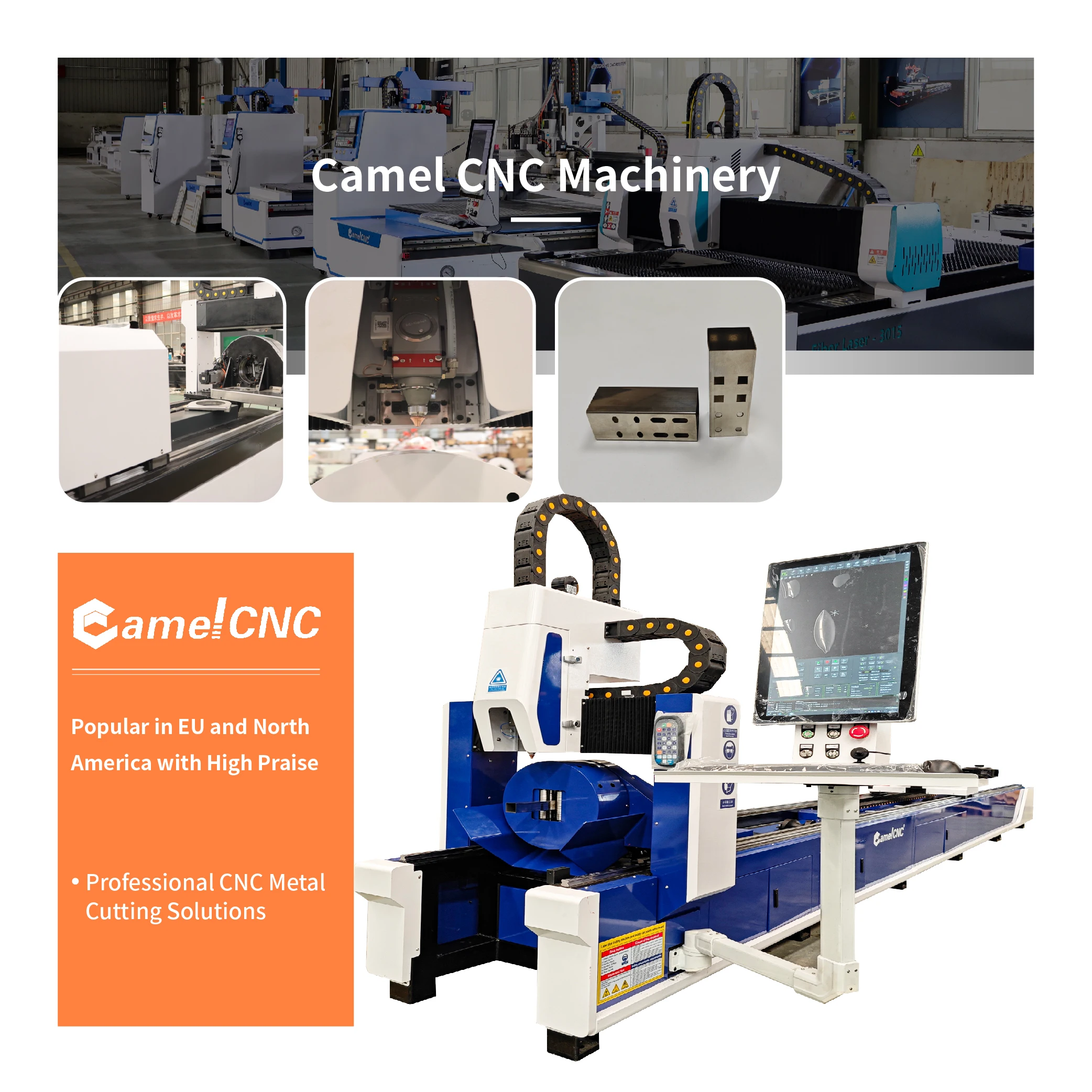 Raytu 6 m 1500W 2000W 3000W CNC أنبوب معدني الأنابيب Raycus IPG MAX قاطع الألياف للمعادن الصلب أنابيب مستديرة ومربعة