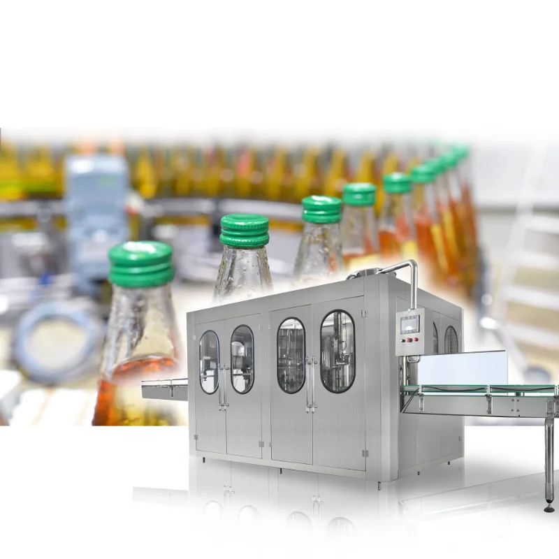 YUGONG Automatic Filling Capping And Labeling Machines Liquid 4 Nozzles Bottle Automatic Liquid Filling Machine