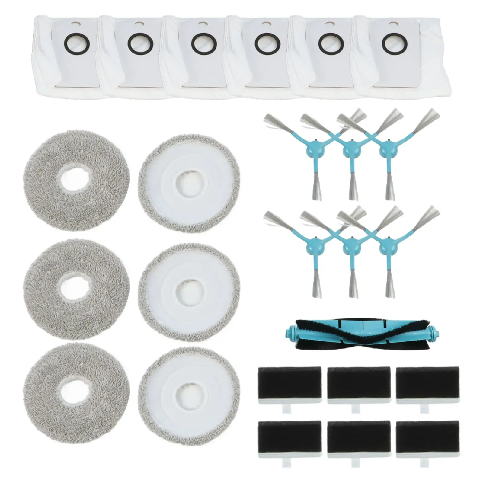 

Аксессуары для чистки Набор мешков для пыли Эффективная очистка Высококачественный фильтр Долговечная работа Набор основной щетки и фильтров