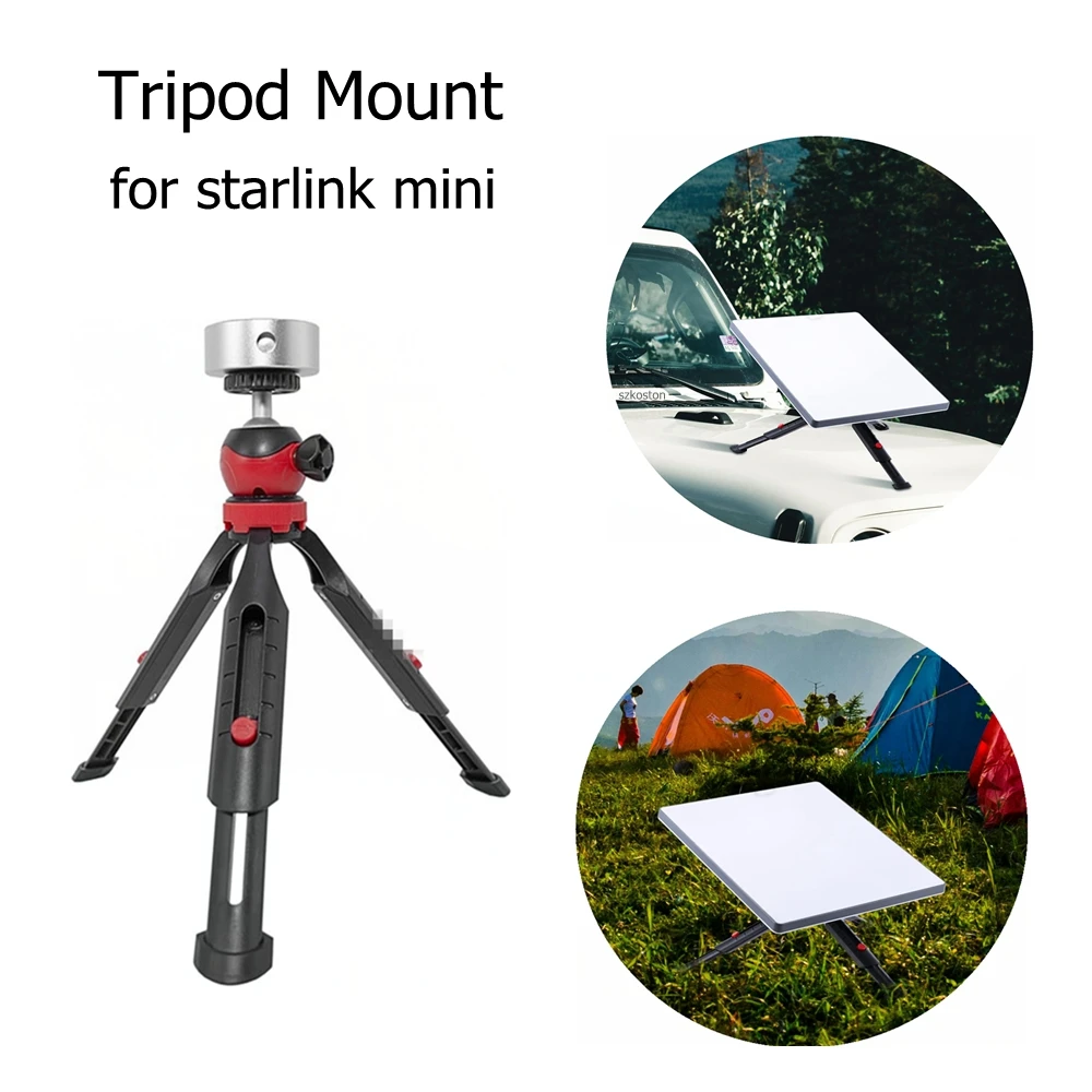 Skalowalny statyw do zestawu metalowych wsporników Starlink Mini z adapterem Przenośny statyw z regulowanym kątem do mini akcesoriów Starlink — zdjęcie produktu 7