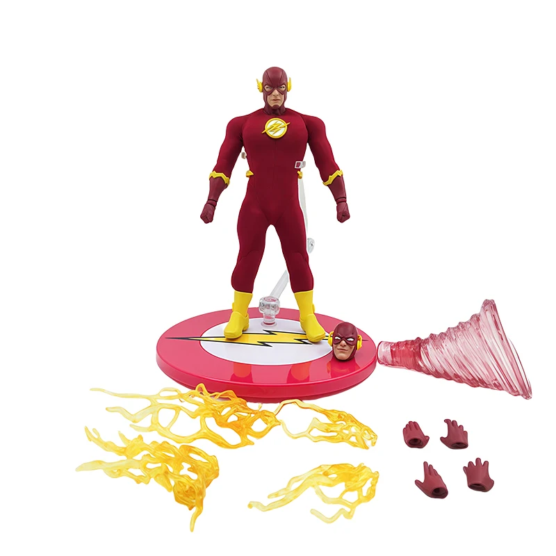 op voorraad DC Superhero Mier 6-inch Doek Kleding 1.2e Generatie Rode en Gele Flash Reverse Flash Box Set De Flash