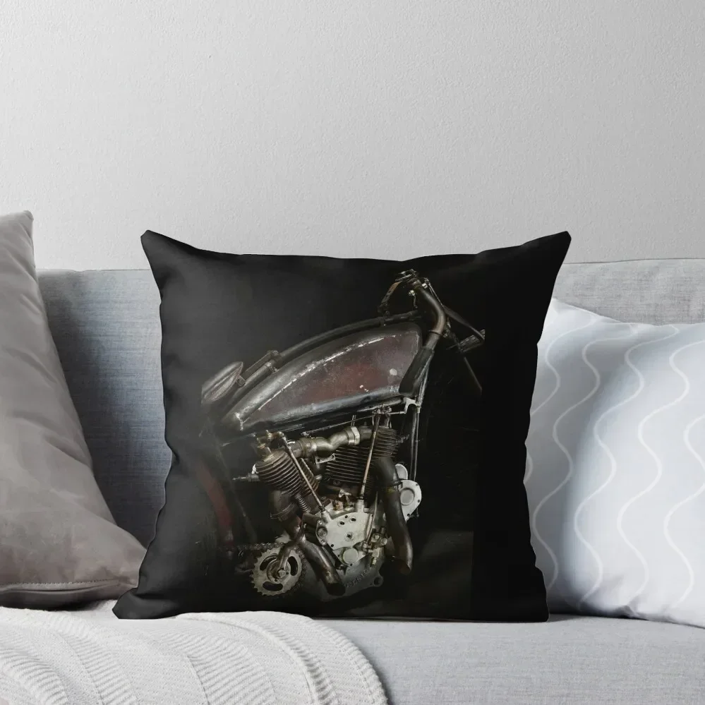 Excelsior Board Track Racer Engine Throw Pillow Pillow Covers Decorative christmas ornaments 2025 pillow