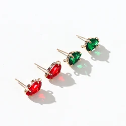 4pcs/lot 18K Gold Plated Zircon Oval Earring Hooks Findings For Women Fashion Earrings Jewelry Making Accessories