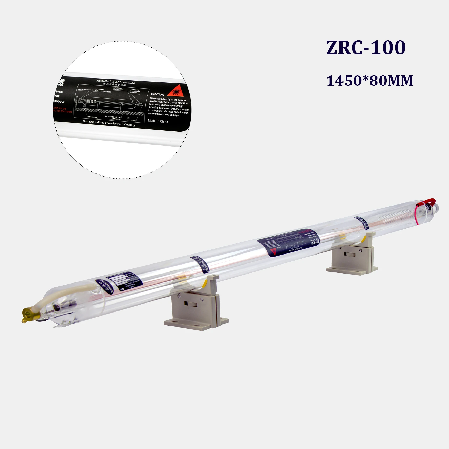 Factory Price Fast Delivery reci co2 laser tube 60w 100w co2 metal laser tube