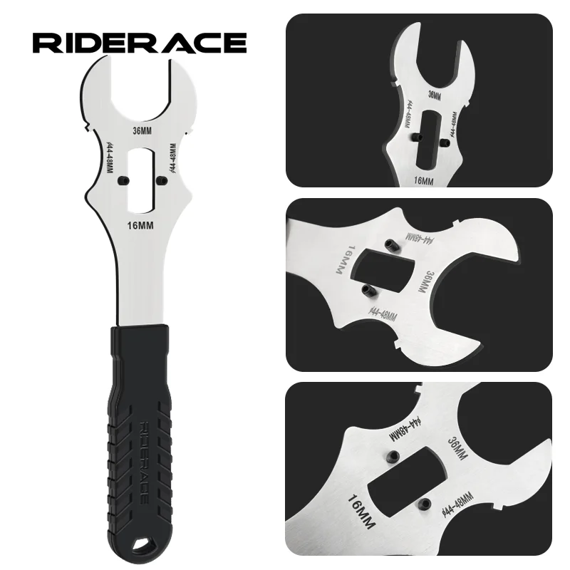 

4 In 1 Multifunctional Bicycle BB Wrench Bike Bottom Bracket Repair Wrench Cycling Nut Screw Steel Spanner Install Removal Tool