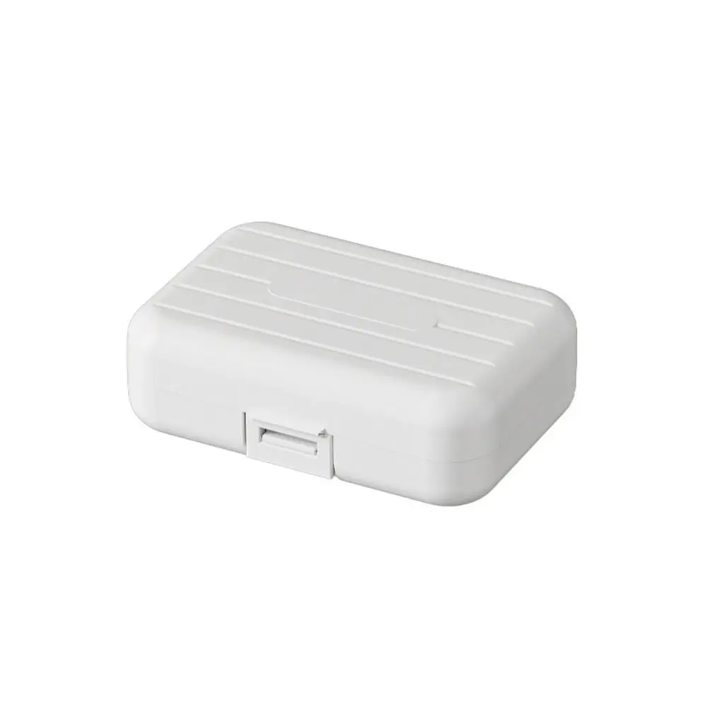 

Прочная портативная мини-шкатулка для драгоценностей с отделением для таблеток, легкая коробка для хранения из полипропилена, кольцо