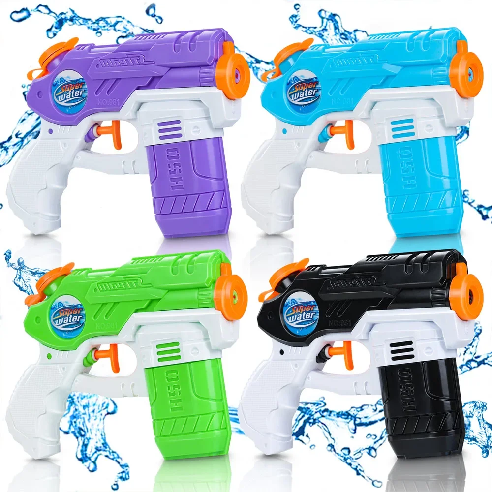 Children Outdoor Beach Toys Kids Summer Beach Water Gun Seaside Natatorium Square Drifting Water Pistol Squirt Toys 300ml