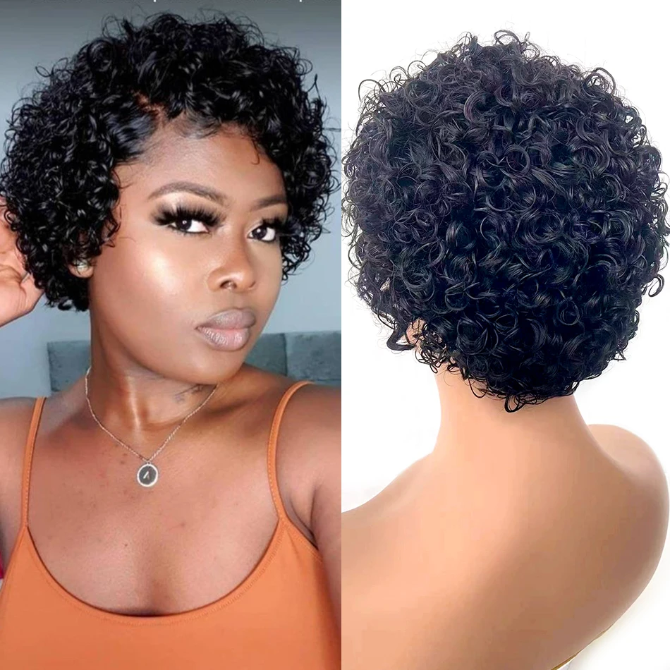 DreamDiana 100% Brazilian Human Hair Glueless Finger Wave 13X4 Lace Frontal Wig Natural 4