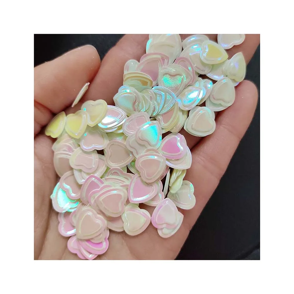 Love Heart Sequins Nail Art Flat Loose Sequins Glitter Paillettes Wedding Craft Kids DIY Accessories