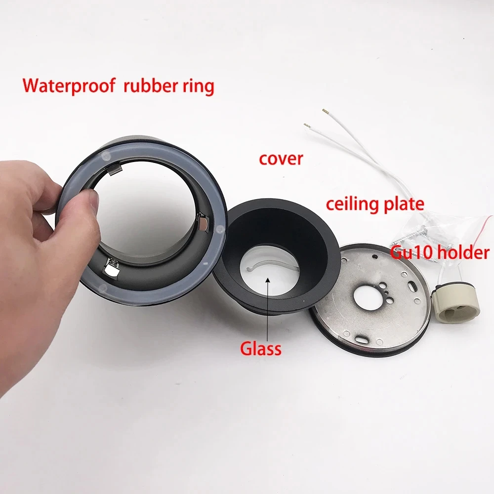 IP65 Outdoor Cylinder Surface Mounted LED GU10 Downlight Fixture 220V Bathroom Waterproof Ceiling Down Spot Light GU 10 Fitting