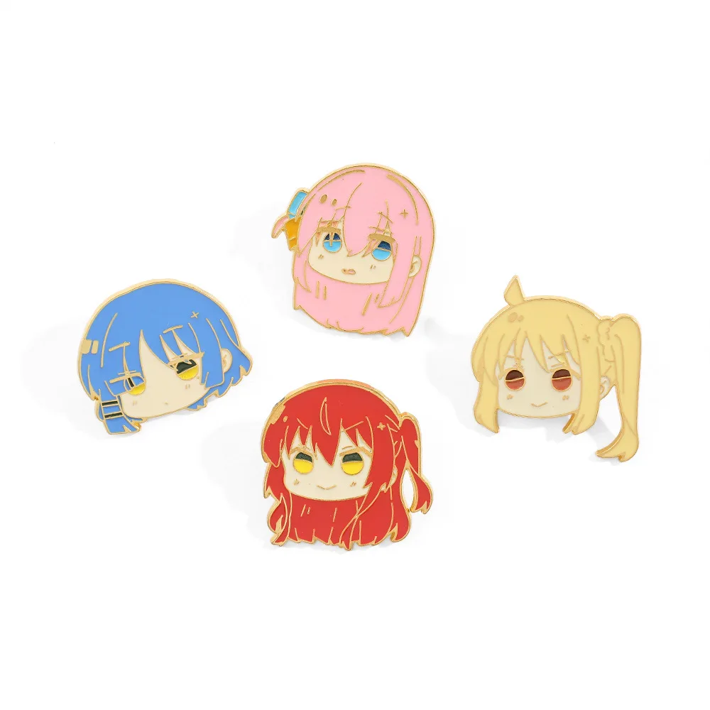 

Cute Character Rock Anime Character Q-version Enamelled Brooch Cute Pins Clothing Backpack Lapel Badges Fashion Accessories Gift