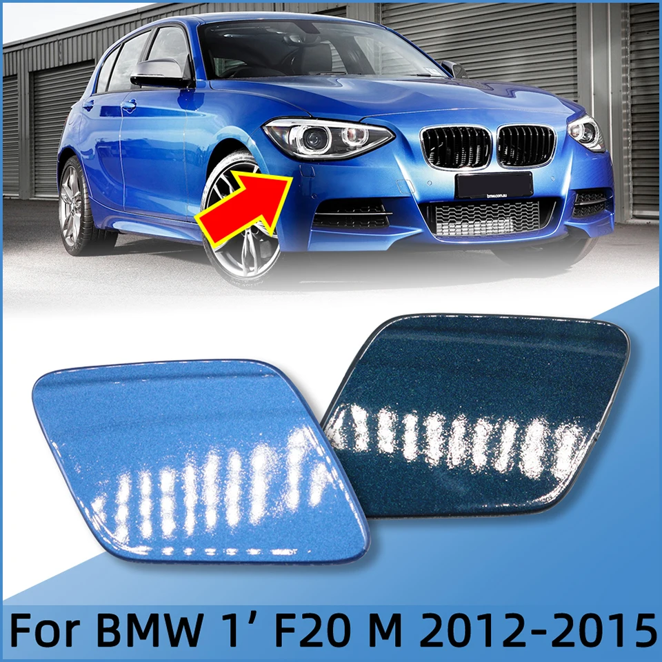 Car Bumper Headlight Washer Nozzle Cap Cover Shell Lid For BMW 1 Series F20 M-Sport 116 118 120 125 2011 2012 2013 2014 2015