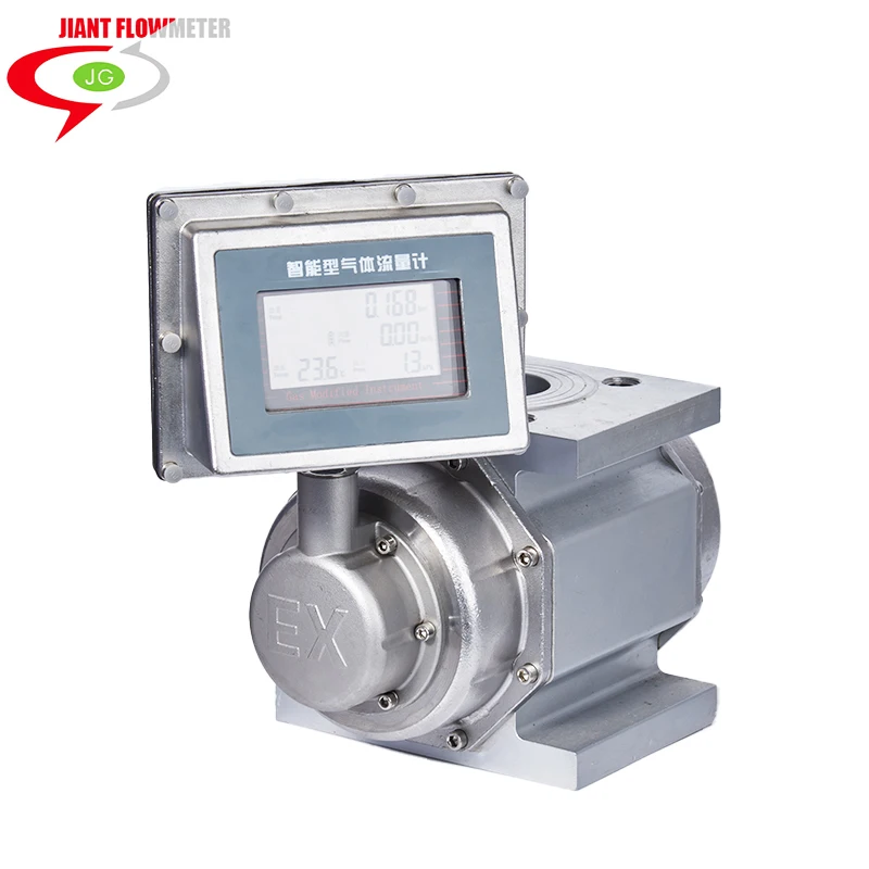 Jiant digital flow meter natural gas roots flowmeter Air Natural gas Nitrogen oxygen flowmeter