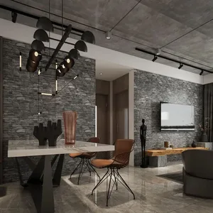 3D einfache Standard -Ziegel -Standard -Wandaufkleber, dick, schalldicht, wasserdicht, feuchtigkeitssicher, DIY, 15pcs, 20pcs, 40pcs 10 Hauptaufkleberpapier für Möbel - №9