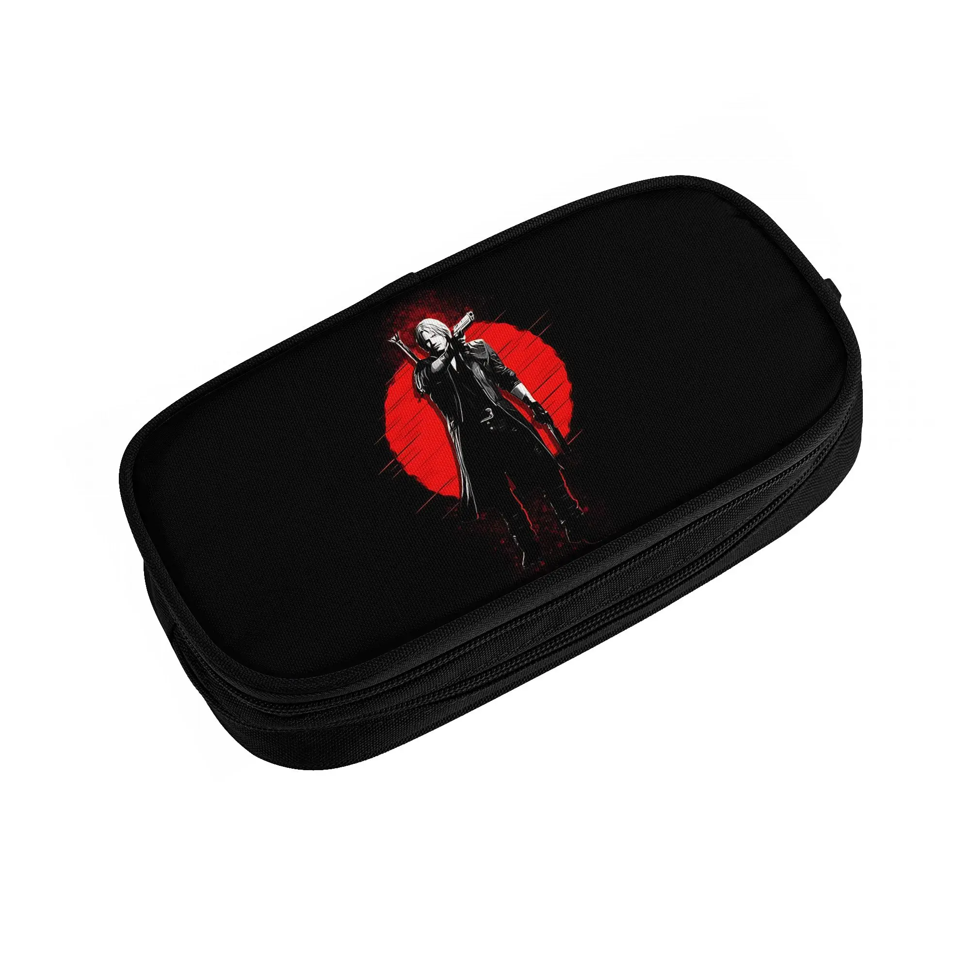 1 piece Lightweight half demon swordsman Pencil Case Teen Pen Bag D-Devil May Cry Office Stationery Bag