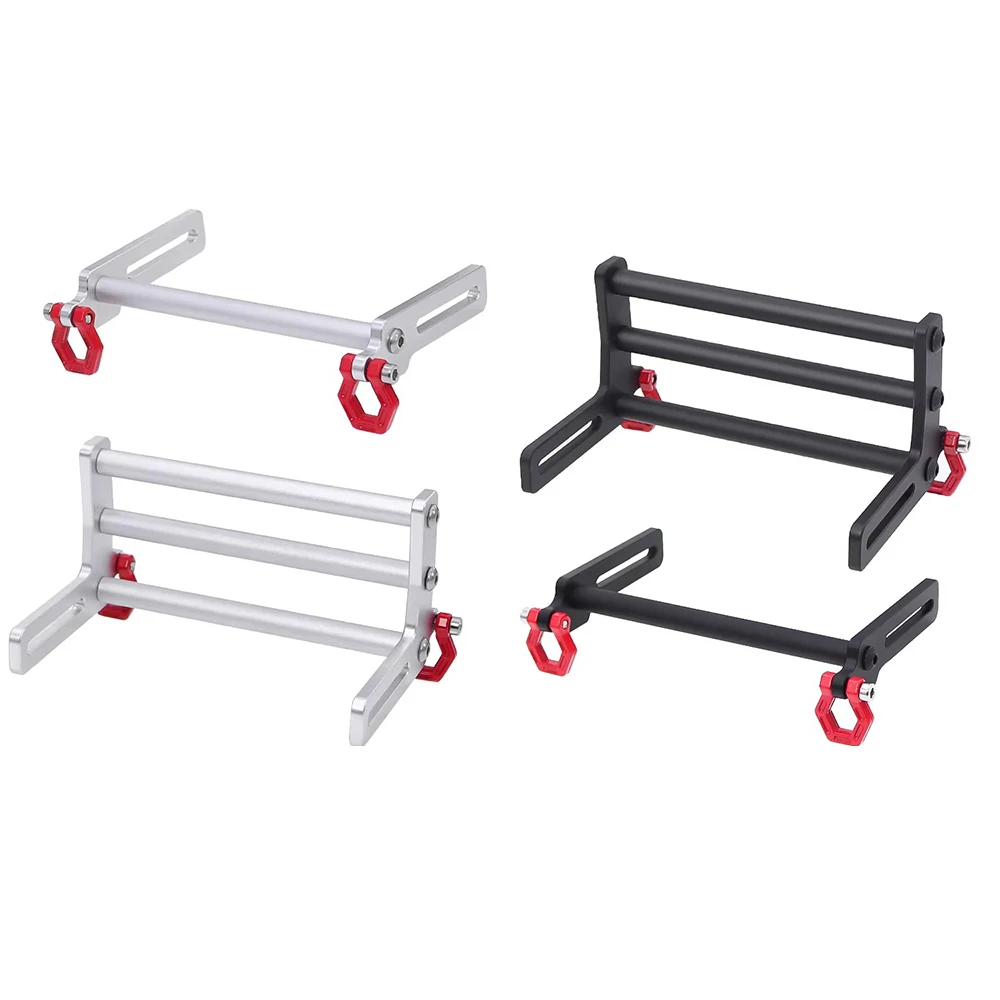 Aluminiowe zderzaki przednie i tylne do modeli RC Crawler 1/10, części zamienne do Axial SCX10 TRX4 LCG Chassis FJ40 Dodge Power Wagon Cab