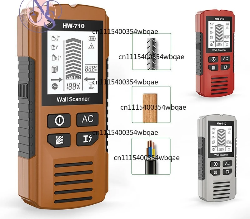 ZOCI-FOR- HW-710 6-in-1 Handheld Wall Detector, Metal & AC Wire Stud Finder for Wall Inspection