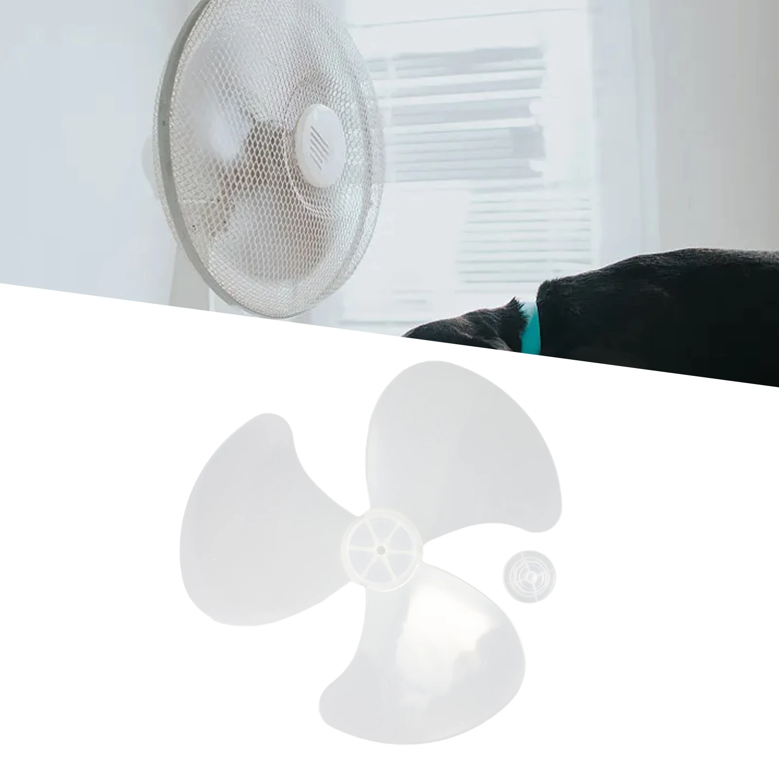Plastic Fan Blade 16 Inch 3 Leaves For Standing Pedestal Floor Wall / Table Fanner General Accessories Plastic Fan Blade Fan