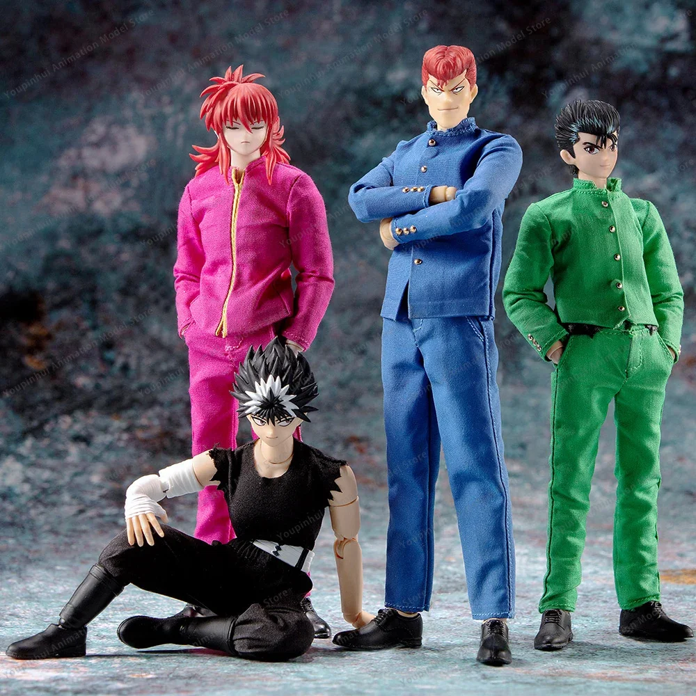 Great Toy Dasin Model YuYu Hakusho Yusuke Urameshi Yoko Kurama / Jaganshi Hiei / Kazuma Kuwabara Action Figure Collection GT