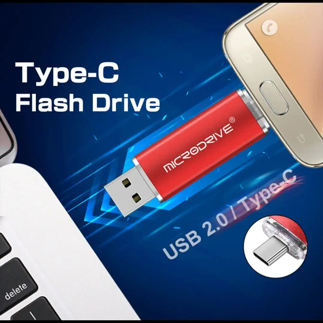 type c USB flash drive OTG high Speed drive 256GB 128GB 64GB 32GB 16GB 4GB external storage double Application Micro USB Stick