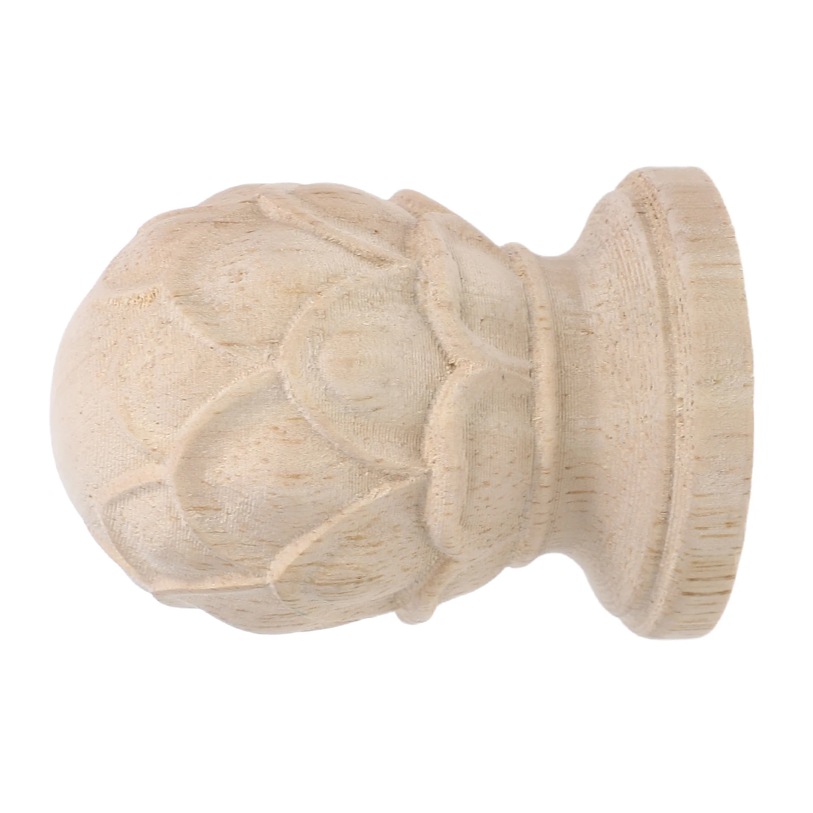 

Wood Carved Columns Pineapple Finial Home Decor European Style Woodcrafts Furniture Staircases Bedroom Posts Curtain Rods